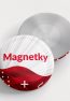 Plechové magnetky okrúhle 50mm, rýchle doručenie, online kalkulácia